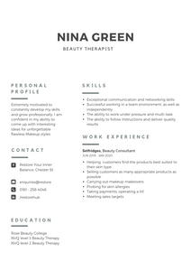 CV example